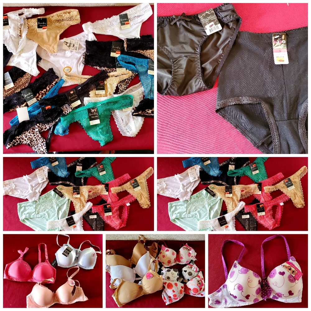 42 bras and panties bundle